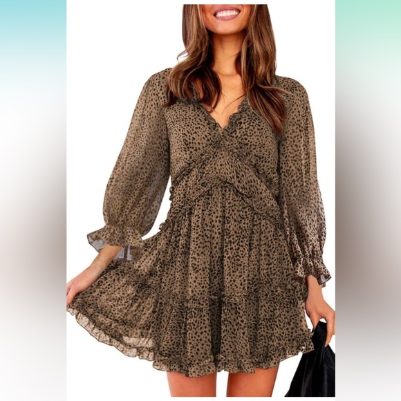 Women’s Long Sleeve Dress - Picture 1 of 7